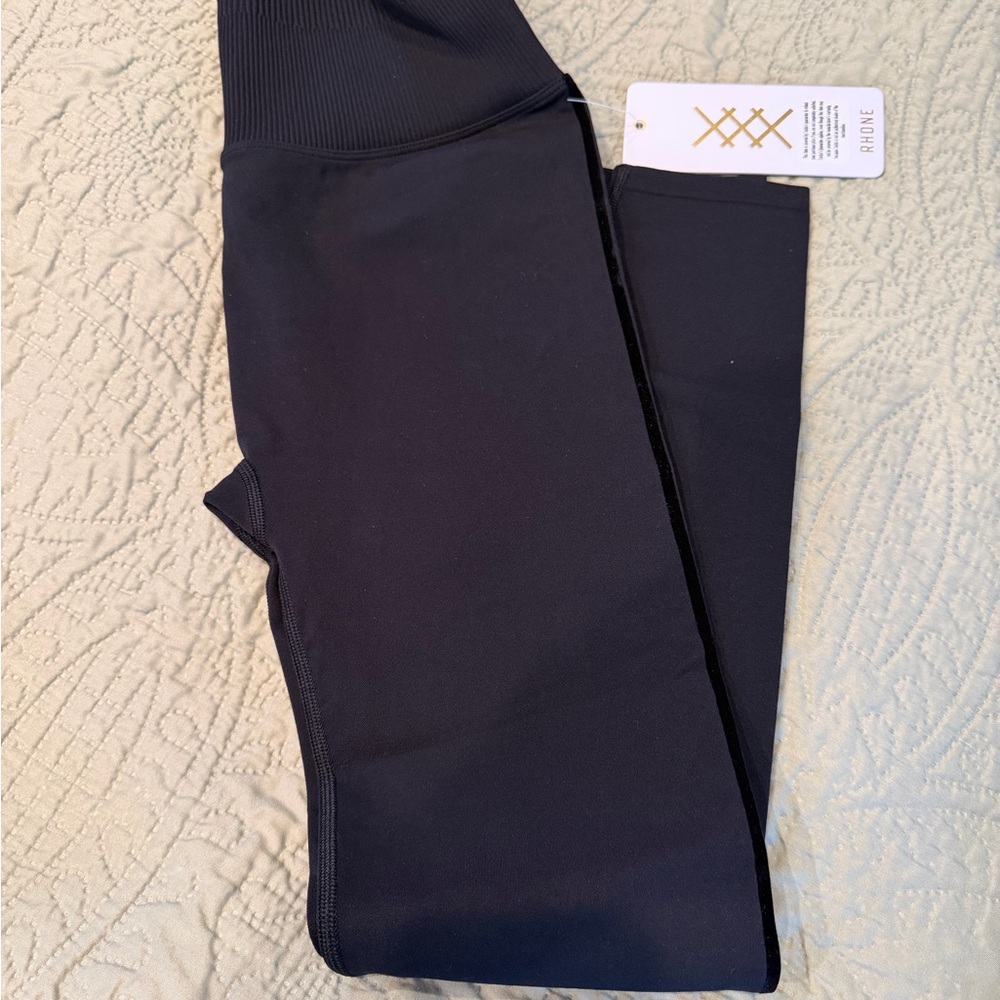 RHONE Black Seamless Performance Leggings